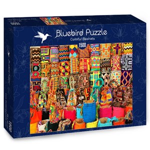 Bluebird Puzzle (70223) - "Colorful Baskets" - 1500 pieces puzzle