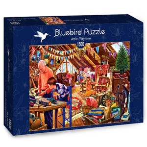Bluebird Puzzle (70433) - Steve Crisp: "Attic Playtime" - 1500 pieces puzzle