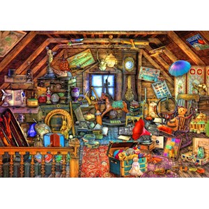 Bluebird Puzzle (70434) - Aimee Stewart: "Hidden Object Attic" - 1500 pieces puzzle
