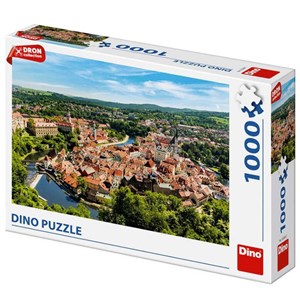 Dino (53268) - "Cesky Krumlov, Czech Republic" - 1000 pieces puzzle
