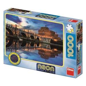 Dino (54129) - "Angel Castle" - 1000 pieces puzzle