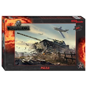 Step Puzzle (97072) - "World of Tanks" - 560 pieces puzzle