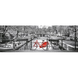 Clementoni (39386) - "Amsterdam Bicycle" - 1000 pieces puzzle