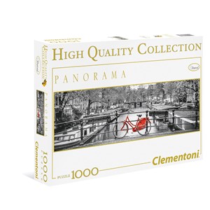 Clementoni (39386) - "Amsterdam Bicycle" - 1000 pieces puzzle