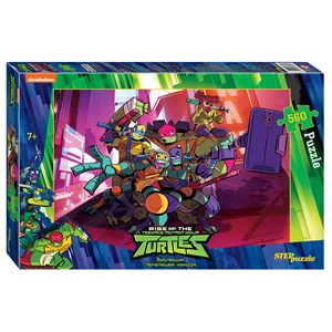 Step Puzzle (97070) - "Ninja Turtles" - 560 pieces puzzle