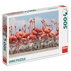 Dino (50250) - "Flamingoes" - 500 pieces puzzle