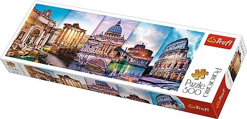 Trefl (29505) - "Collage, Rome" - 500 pieces puzzle