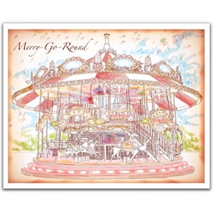 Pintoo (h1545) - "Merry Go Round" - 500 pieces puzzle