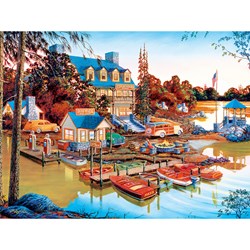 MasterPieces (31934) - "Peaceful Easy Evening" - 550 pieces puzzle