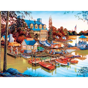 MasterPieces (31934) - "Peaceful Easy Evening" - 550 pieces puzzle