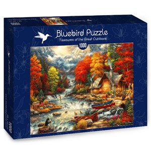 Bluebird Puzzle (70408) - Chuck Pinson: "Treasures of the Great Outdoors" - 1000 pieces puzzle