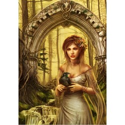 Bluebird Puzzle (70428) - Cris Ortega: "Gate of Destinies" - 1500 pieces puzzle