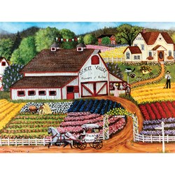 MasterPieces (31801) - Cindy Mangutz: "Fresh Flowers" - 750 pieces puzzle