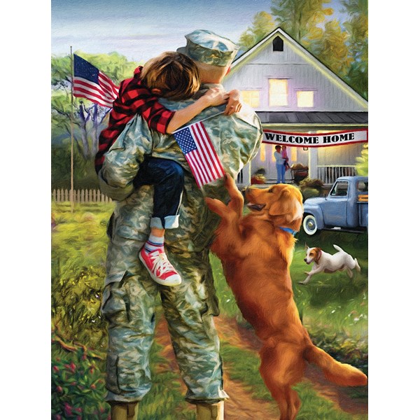 SunsOut (29741) - Tom Wood: "A Warm Welcome Home" - 300 pieces puzzle