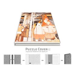 Pintoo (y1037) - Nan Jun: "Puzzle Cover, Waiting Platform" - 329 pieces puzzle