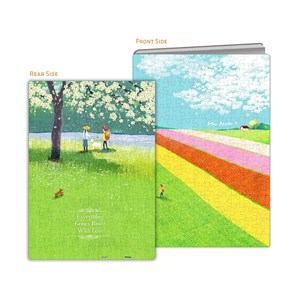 Pintoo (y1028) - "Puzzle Cover, Idyllic Life" - 329 pieces puzzle