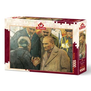Art Puzzle (4589) - "Atatürk and Earthquake" - 1000 pieces puzzle