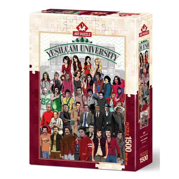 Art Puzzle (4588) - "Yesilcam University" - 1500 pieces puzzle