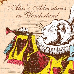 Pintoo (h1544) - "Alice's Adventures in Wonderland" - 500 pieces puzzle