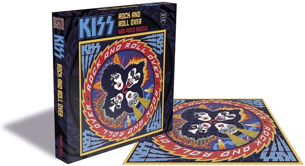 Zee Puzzle (25645) - "Kiss, Rock and Roll Over" - 500 pieces puzzle