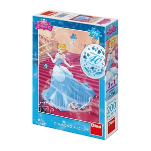 Dino (42218) - "Disney Princess" - 200 pieces puzzle