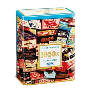 Gibsons (G3830) - Robert Opie: "1950s Sweet Memories" - 500 pieces puzzle