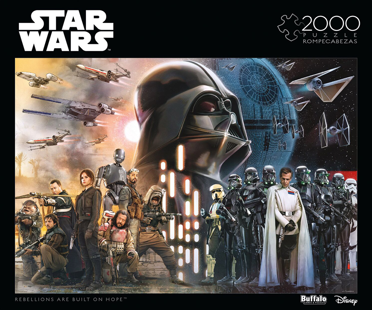Buffalo Games Star Wars Puzzle Rebellions Are Built on Hope 2000 Pcs #2064 for sale online