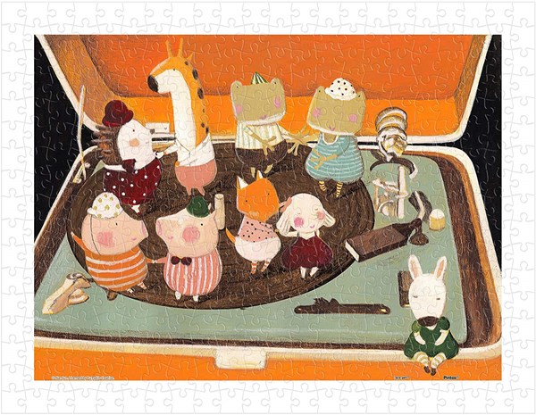 Pintoo (h1710) - Nan Jun: "Love Song" - 300 pieces puzzle