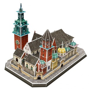 Characterize Uganda Underline Cubic Fun (mc226h) - "Wawel Cathedral" - 101 pieces puzzle