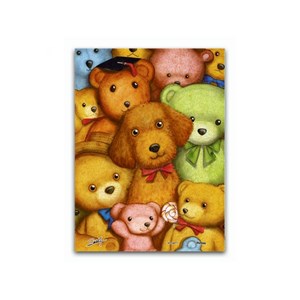 Pintoo (p1007) - "Poodles and Teddy Bears" - 150 pieces puzzle