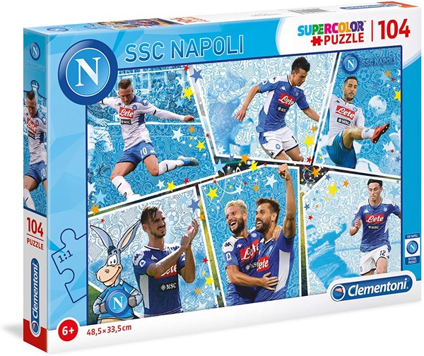 Clementoni (27138) - "SSC Napoli" - 104 pieces puzzle
