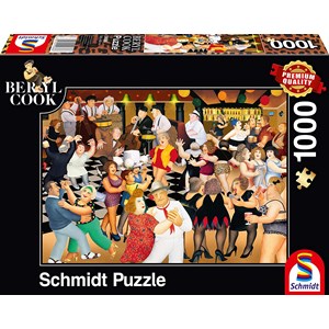 Schmidt Spiele (59686) - Beryl Cook: "Party Night" - 1000 pieces puzzle