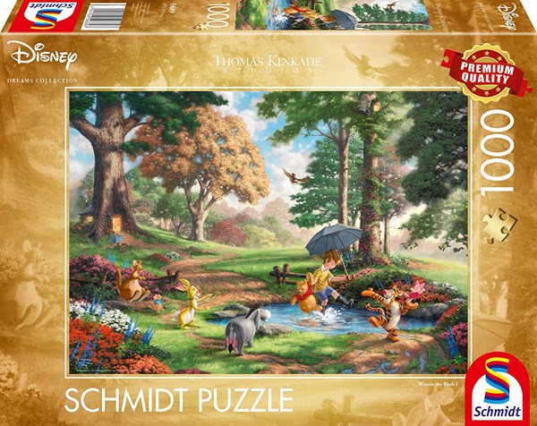 Schmidt Spiele (59689) - Thomas Kinkade: Disney, Winnie The Pooh