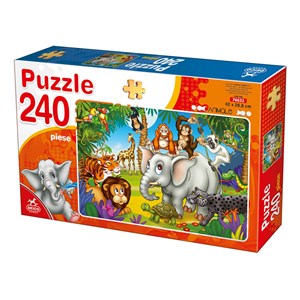 Deico (76632) - "Wild Animals" - 240 pieces puzzle