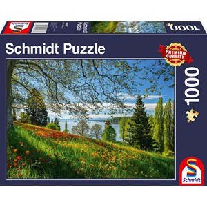 Schmidt Spiele (58967) - "Tulips Field, Mainau Island" - 1000 pieces puzzle