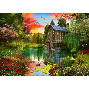 Schmidt Spiele (58968) - "The Water Mill" - 1000 pieces puzzle