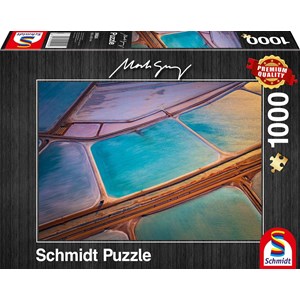 Schmidt Spiele (59924) - Mark Gray: "Pastelle" - 1000 pieces puzzle