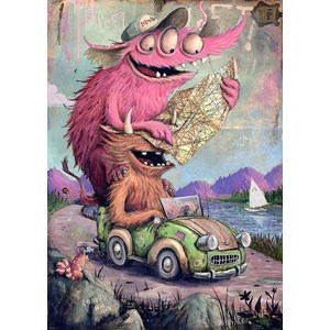Heye (29938) - "Zozoville" - 2000 pieces puzzle
