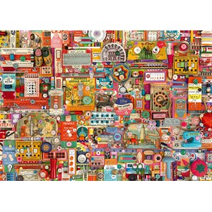Schmidt Spiele (59697) - Shelley Davies: "Vintage Handmade Items" - 1000 pieces puzzle