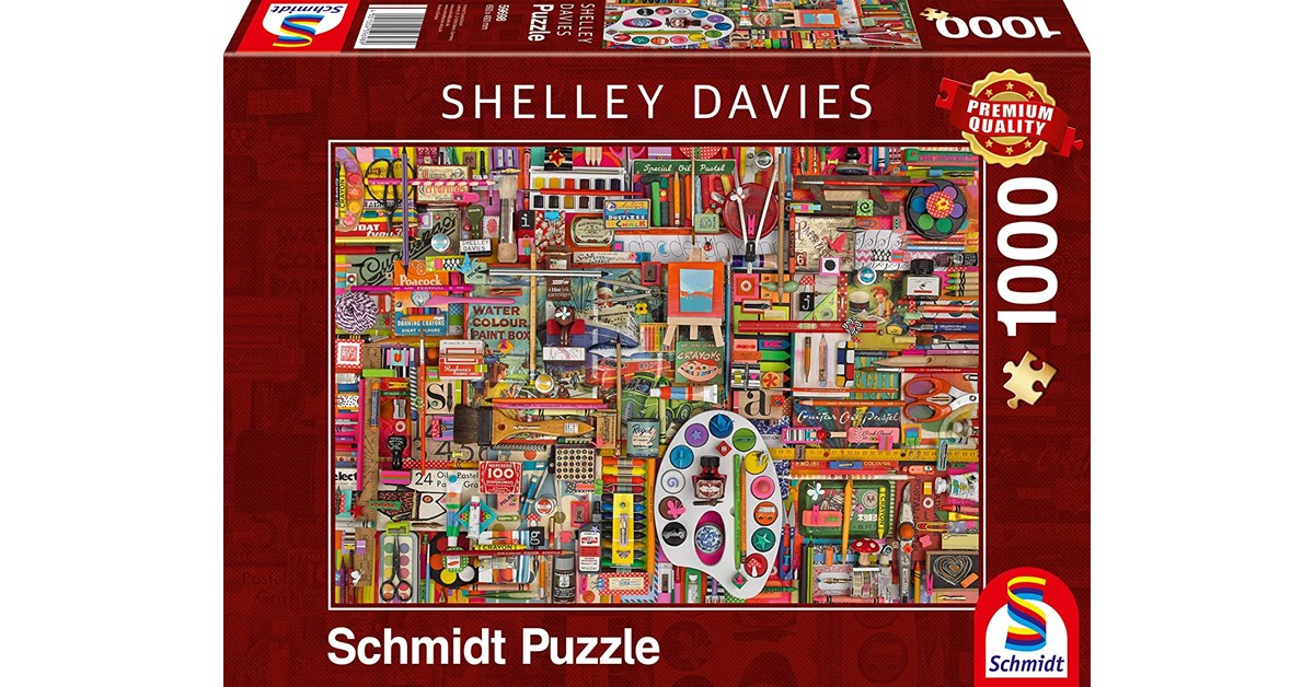 Puzzle Shelley: Vintage Art, 1 000 pieces