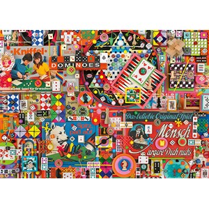 Ervaren persoon doorboren Versterker Schmidt Spiele (59900) - Shelley Davies: "Vintage Board Games" - 1000  pieces puzzle