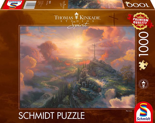 Schmidt puzzle 1000 pieces, Thomas kinkade. Sunset