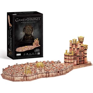 Cubic Fun (ds0987h) - "Game of Thrones, King's Landing" - 262 pieces puzzle
