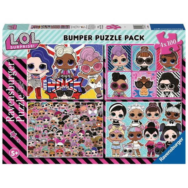 Ravensburger (12880) - "LOL Surprise" - 100 pieces puzzle