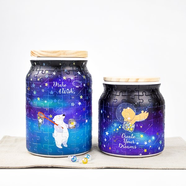 Pintoo (ba1001) - "Jar, Dreams Come True" - 128 pieces puzzle