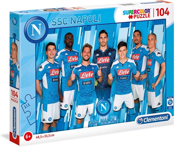 Clementoni (27137) - "SSC Napoli 2020" - 104 pieces puzzle
