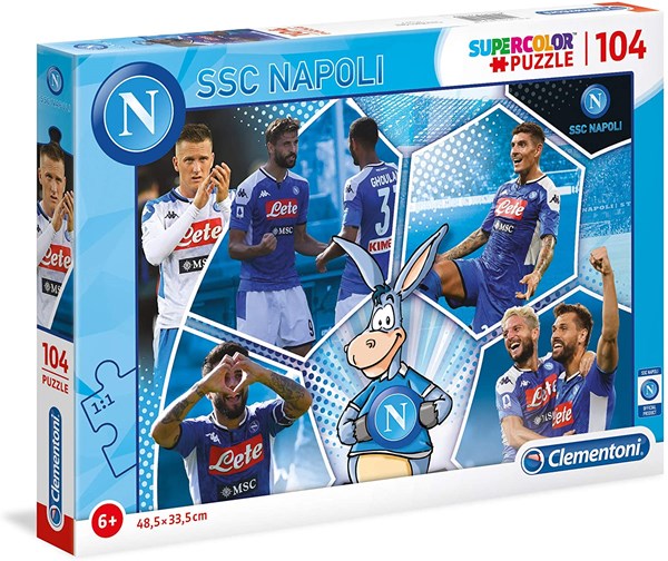 Clementoni (27139) - "SSC Napoli Supercolor Puzzle" - 104 pieces puzzle