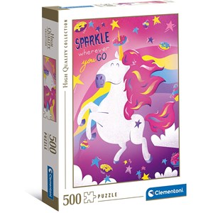 Clementoni (35100) - "Unicorn" - 500 pieces puzzle