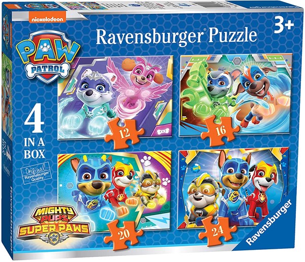 Ravensburger (03029) - "Paw Patrol" - 12 16 20 24 pieces puzzle