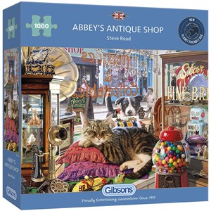 Gibsons (G6303) - Steve Read: "Abbey's Antique Shop" - 1000 pieces puzzle